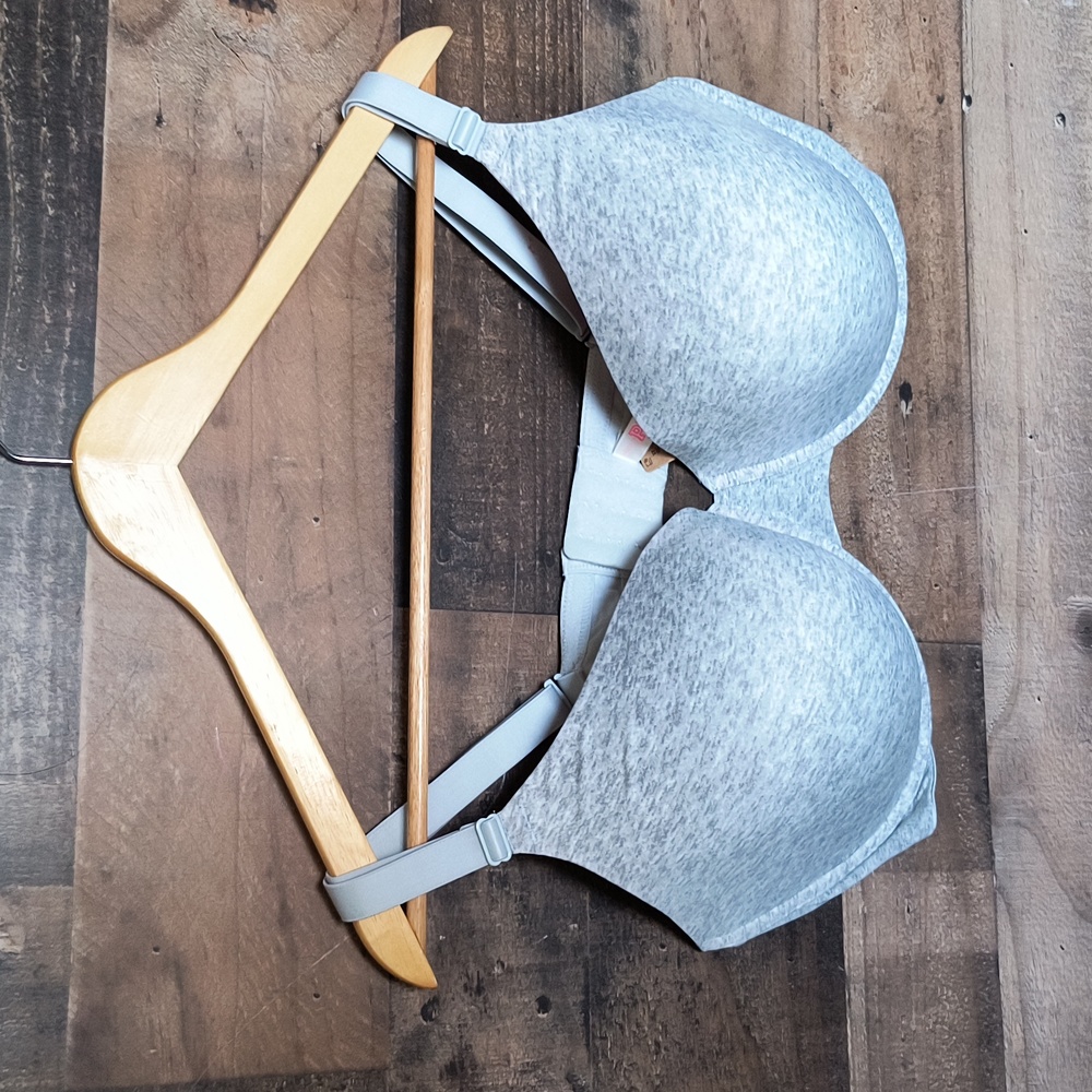 NWT Victoria's Secret Gray Everywhere Push Up Bra Sz 44DDD